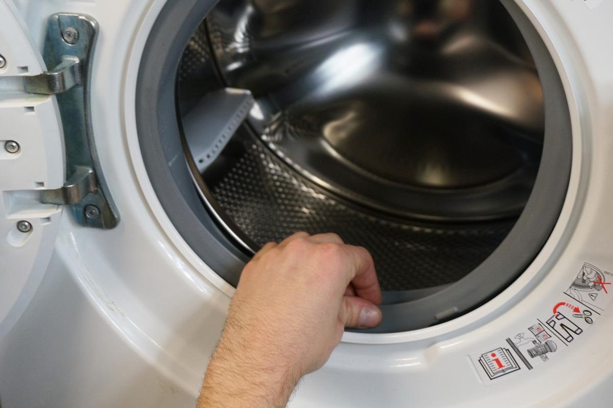 controleer de afdichting van de wasmachine