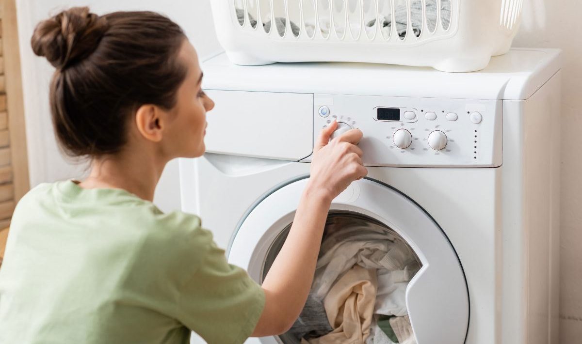 het wassen van keukendoeken